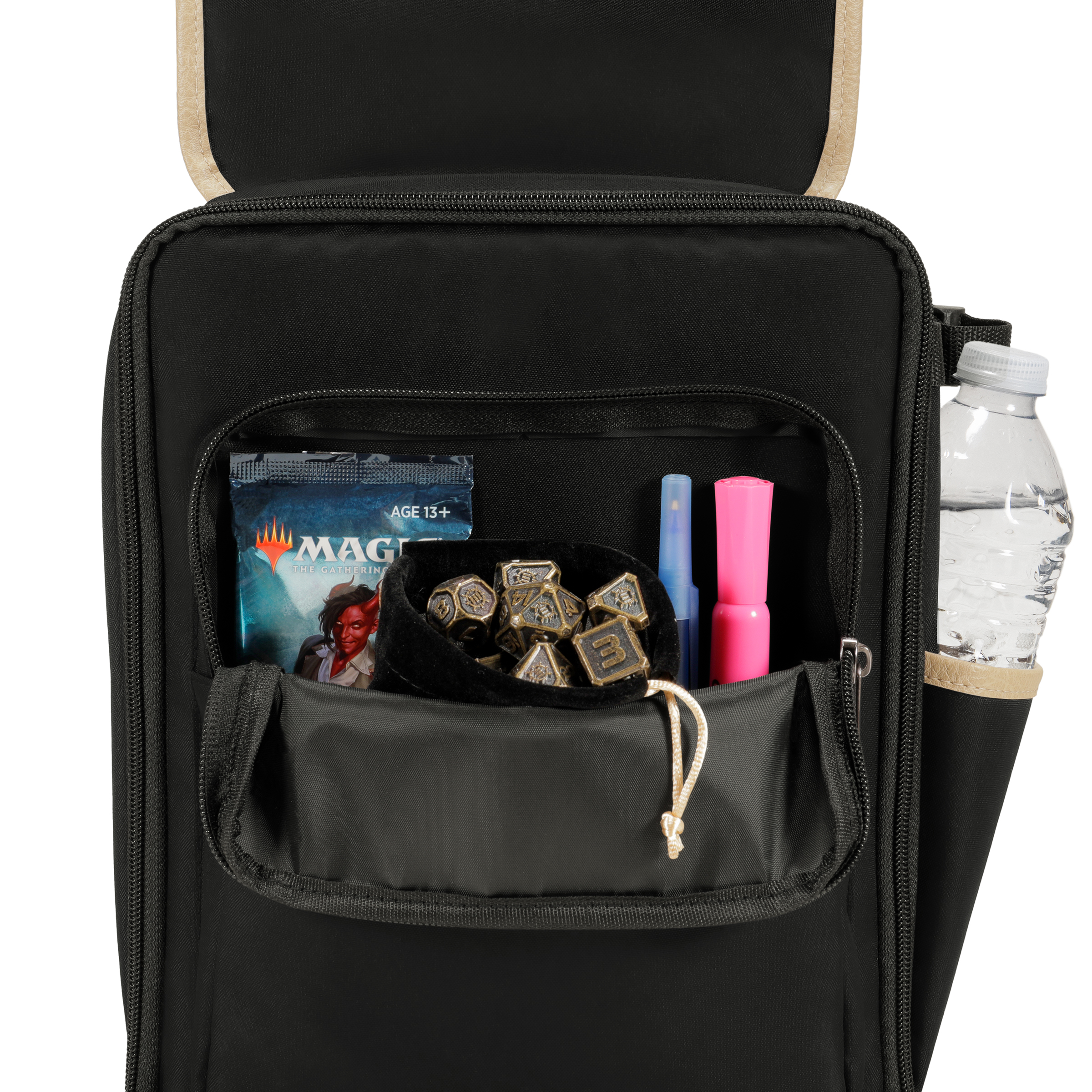 ENHANCE Designer Edition Small MTG Backpack with Customizable Interior  (Black) | eBay